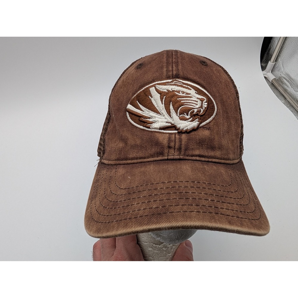 Top of the World Missouri Tigers Brown Trucker Hat Adjustable Mesh Cap Mizzou